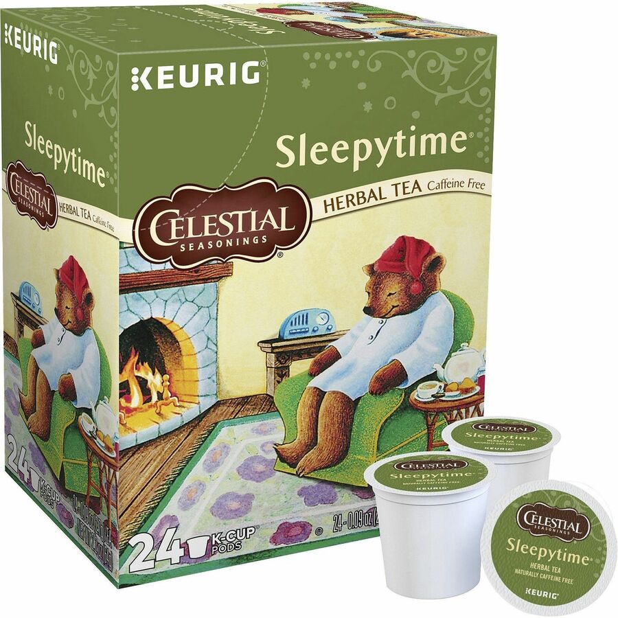Celestial Seasonings® Sleepytime Herbal Tea, Single Serve K-Cup Pods, 24 Count Herbal Tea K-Cup