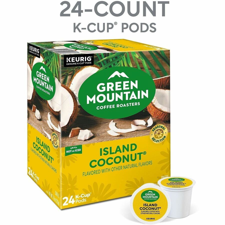 Green Mountain Coffee K-Cup, Pod Island Coconut Coffee