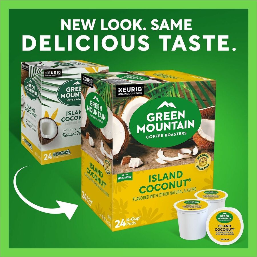 Green Mountain Coffee K-Cup, Pod Island Coconut Coffee
