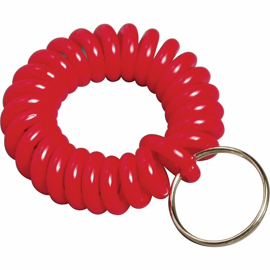 Baumgartens Wrist Coil Keychain ASSORTED Colors (KC-7000)
