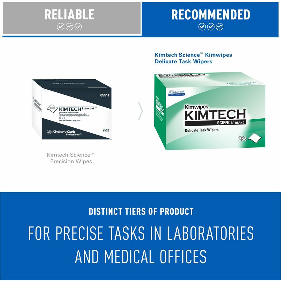 KIMTECH Science Kimwipes Delicate Task Wipers