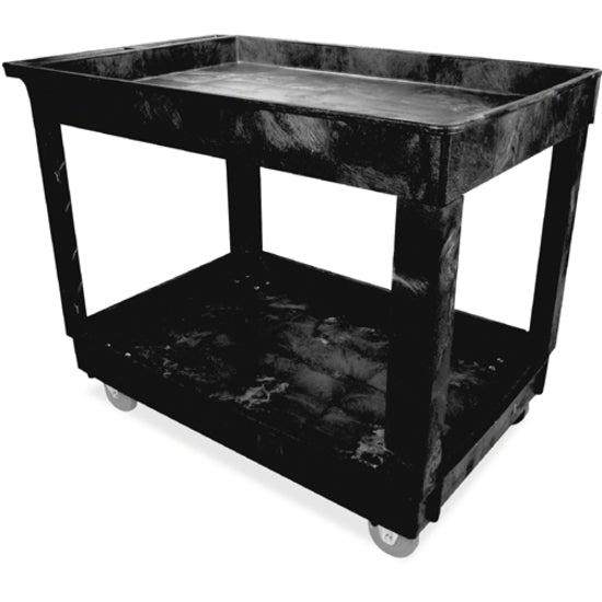 Rubbermaid Commercial 4" Casters 2-shelf Utility Cart