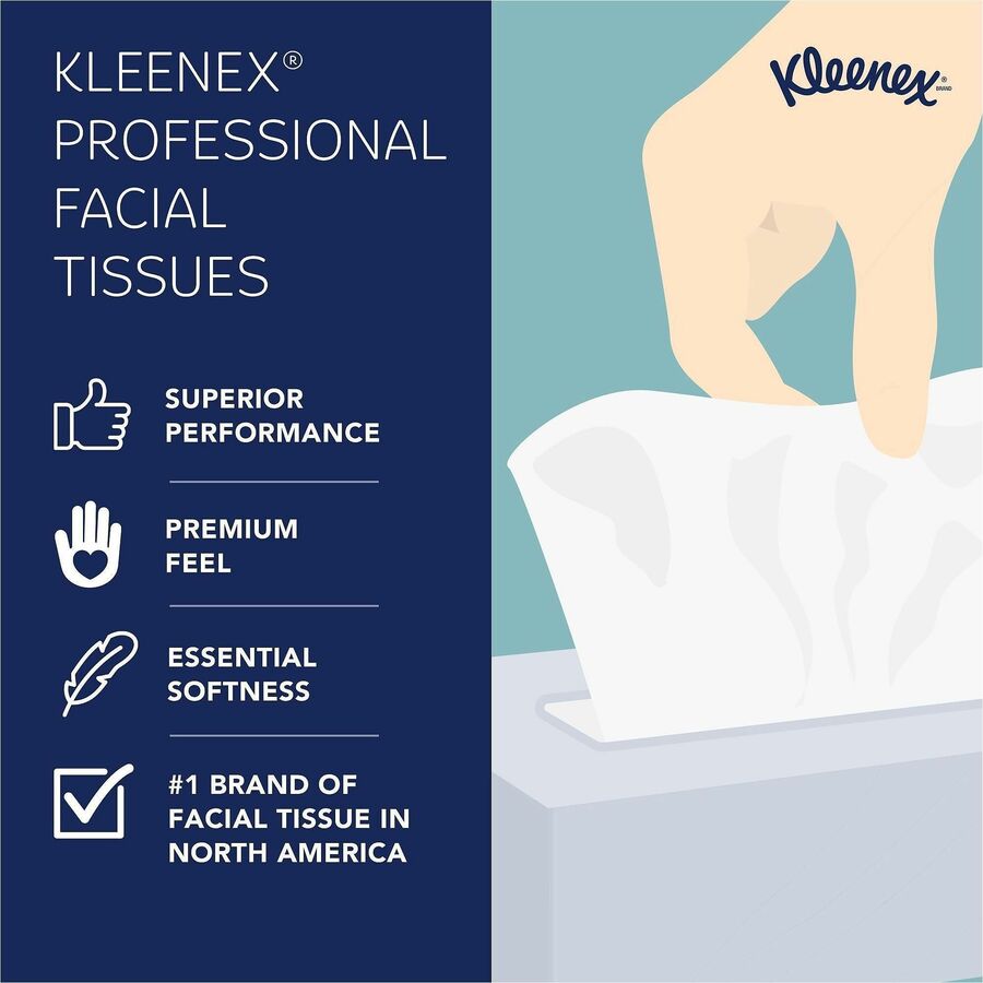 Kleenex Professional Facial Tissue Cube for Business
