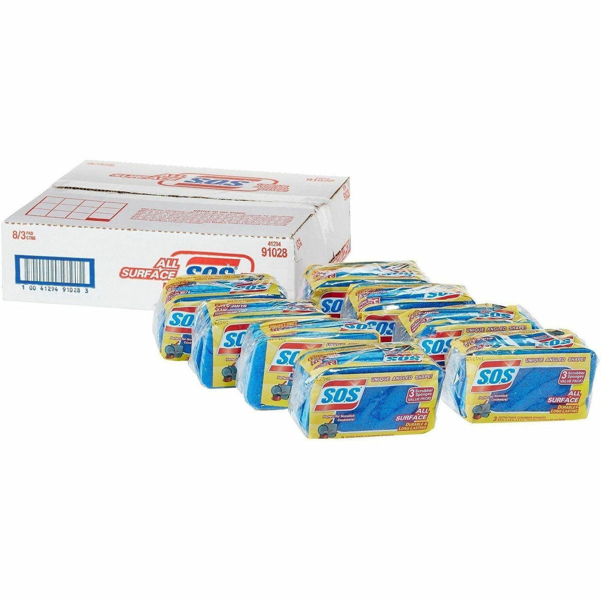 S.O.S All Surface Scrubber Sponges