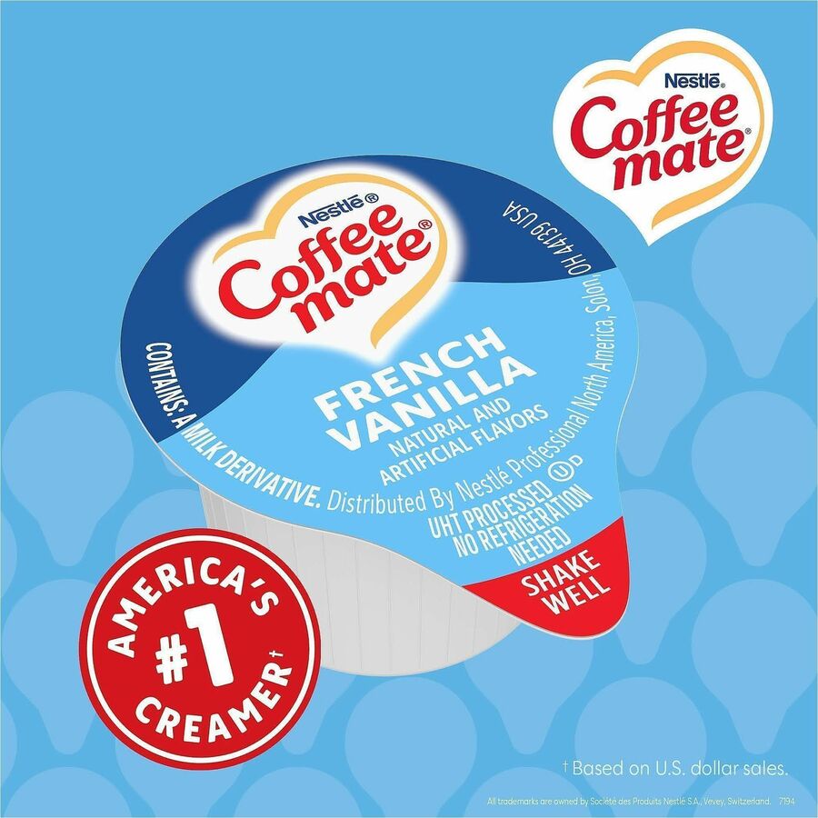 Coffee mate French Vanilla Nondairy Liquid Creamer Singles