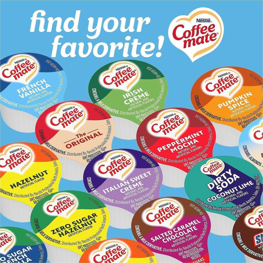 Coffee mate French Vanilla Nondairy Liquid Creamer Singles