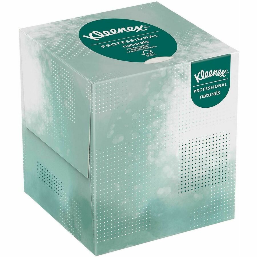 Kleenex Professional Naturals Facial Tissue Cube for Business