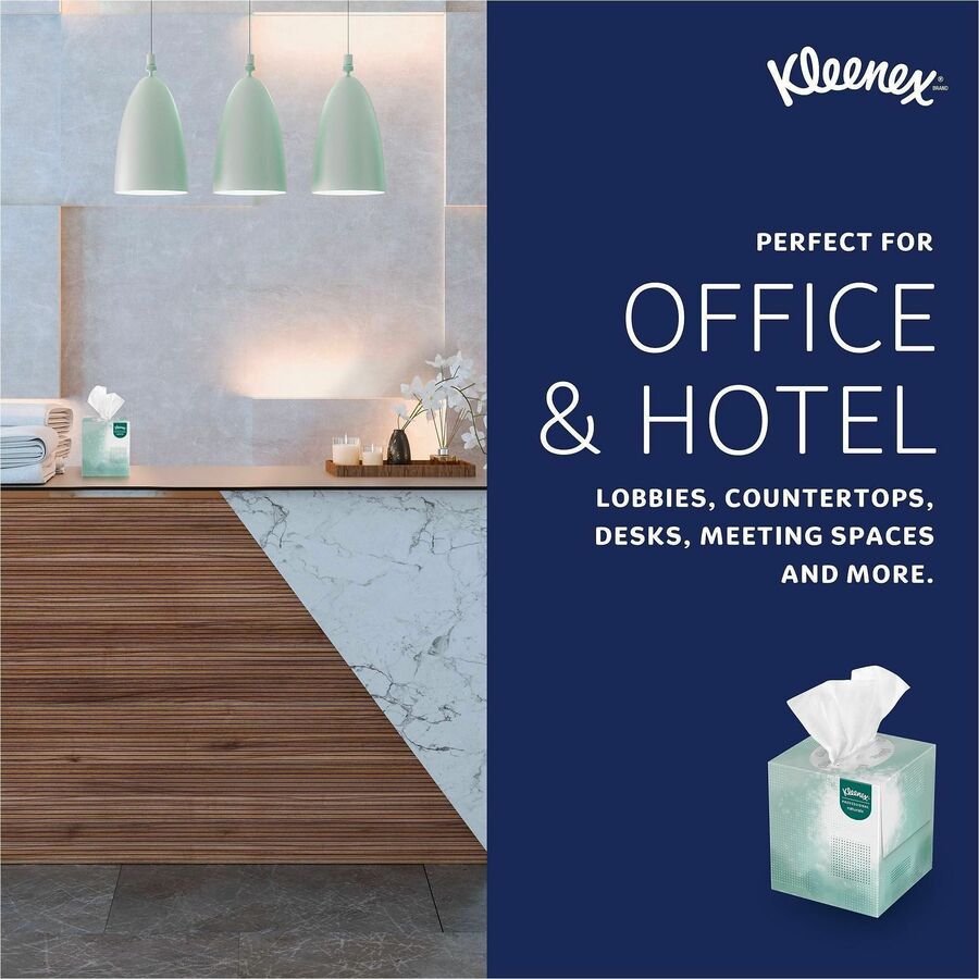 Kleenex Professional Naturals Facial Tissue Cube for Business