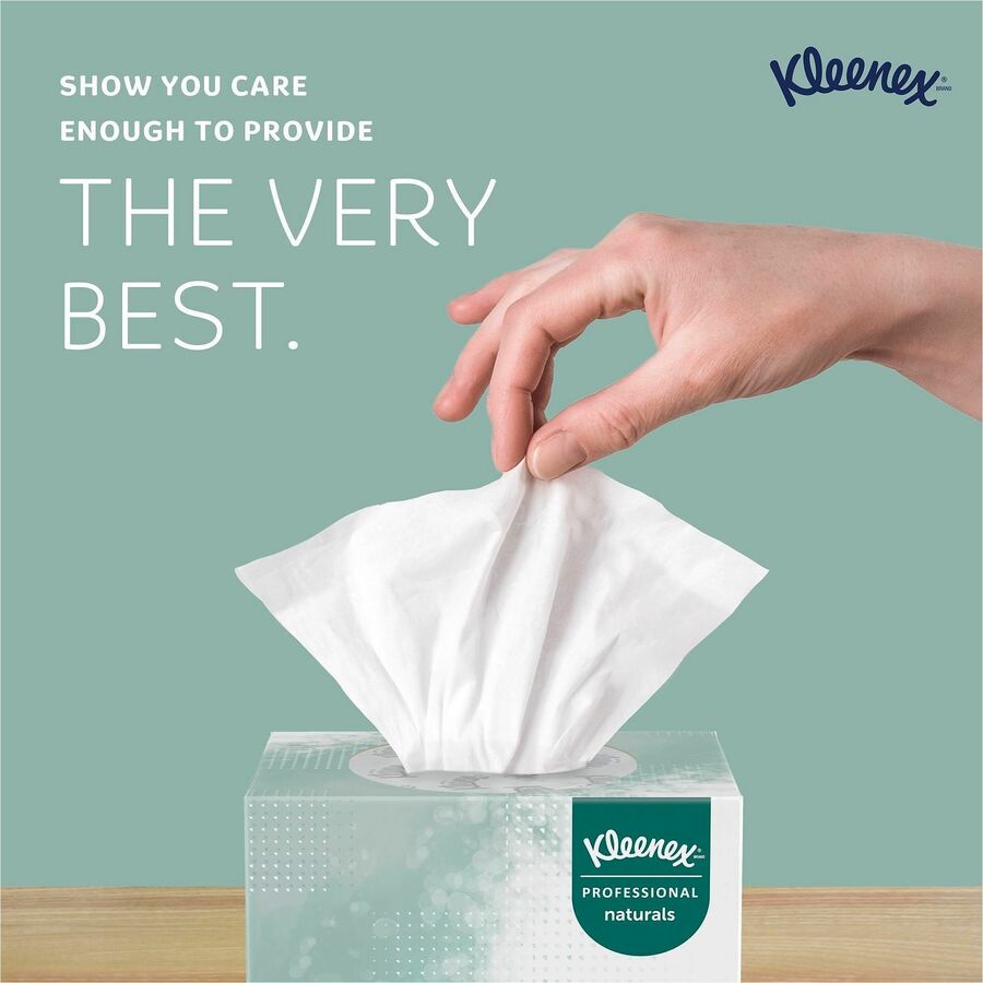 Kleenex Professional Naturals Facial Tissue Cube for Business