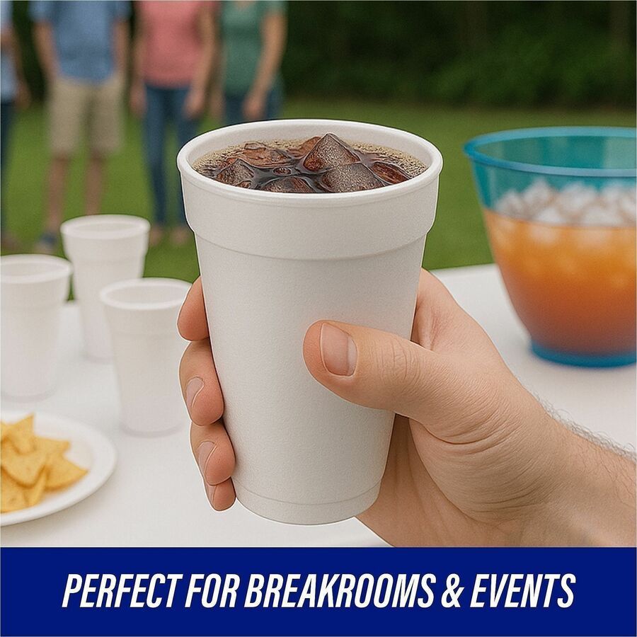 Genuine Joe 16 oz Hot/Cold Foam Cups
