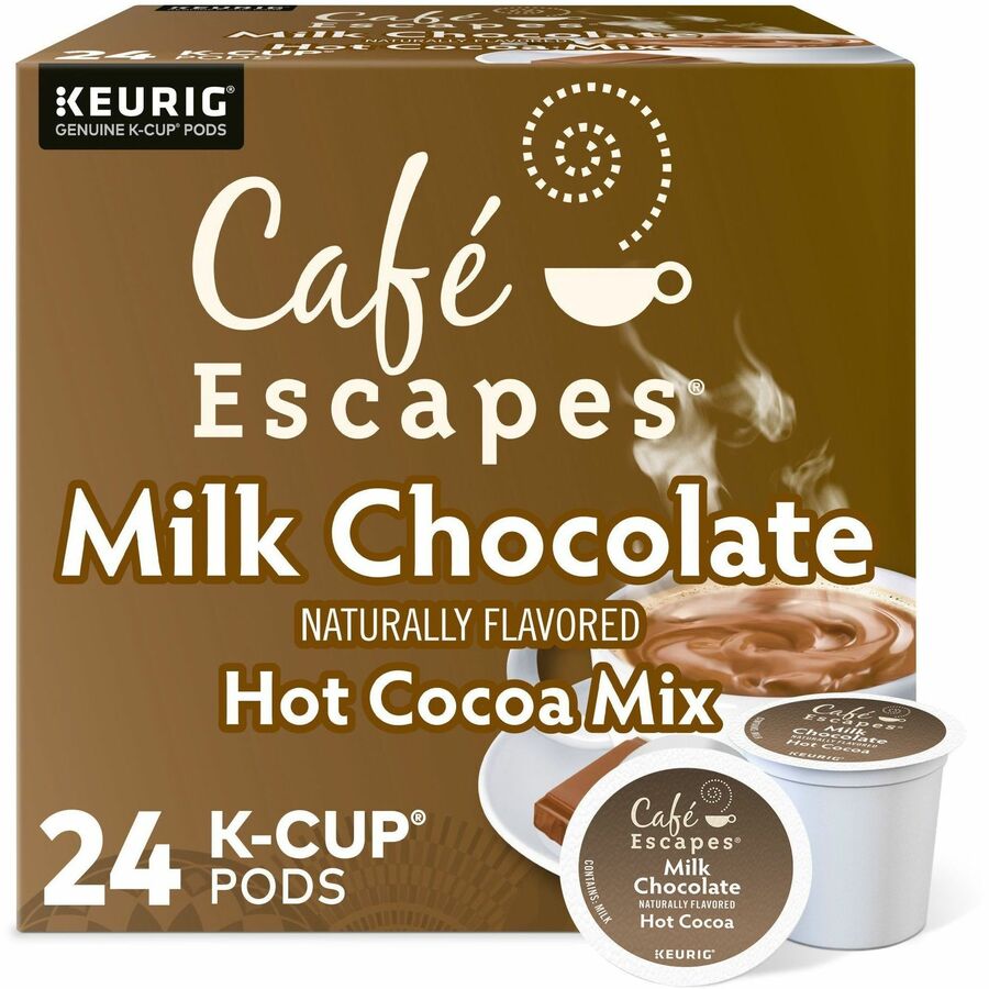Café Escapes® K-Cup, Pod Milk Chocolate Hot Cocoa