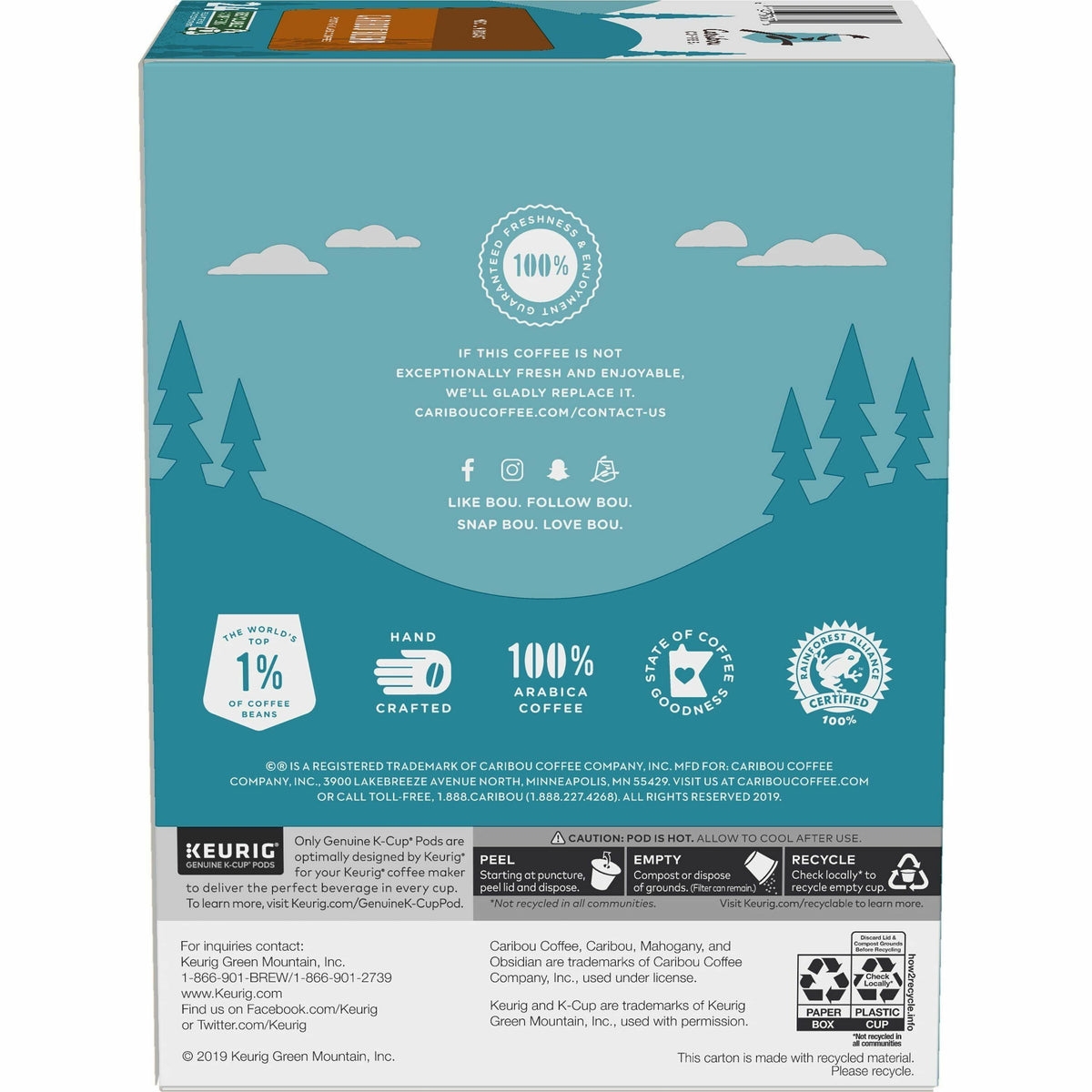 Caribou Coffee® K-Cup Caribou Blend Coffee