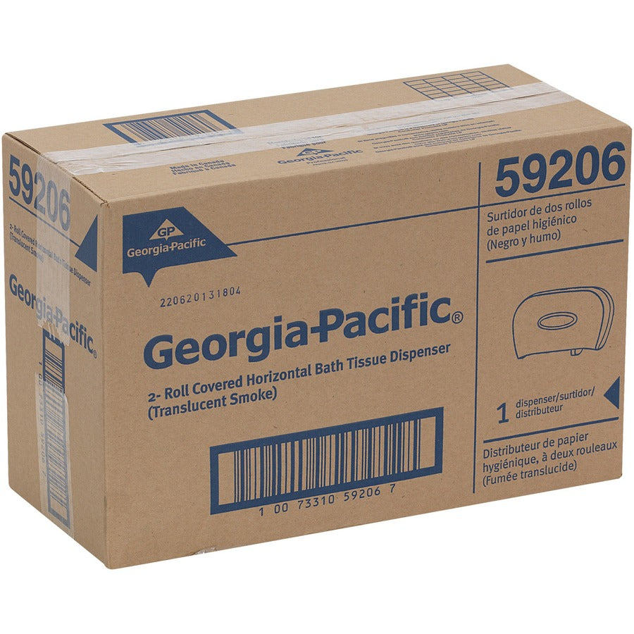 Georgia-Pacific 2-Roll Side-By-Side Standard Roll Toilet Paper Dispenser