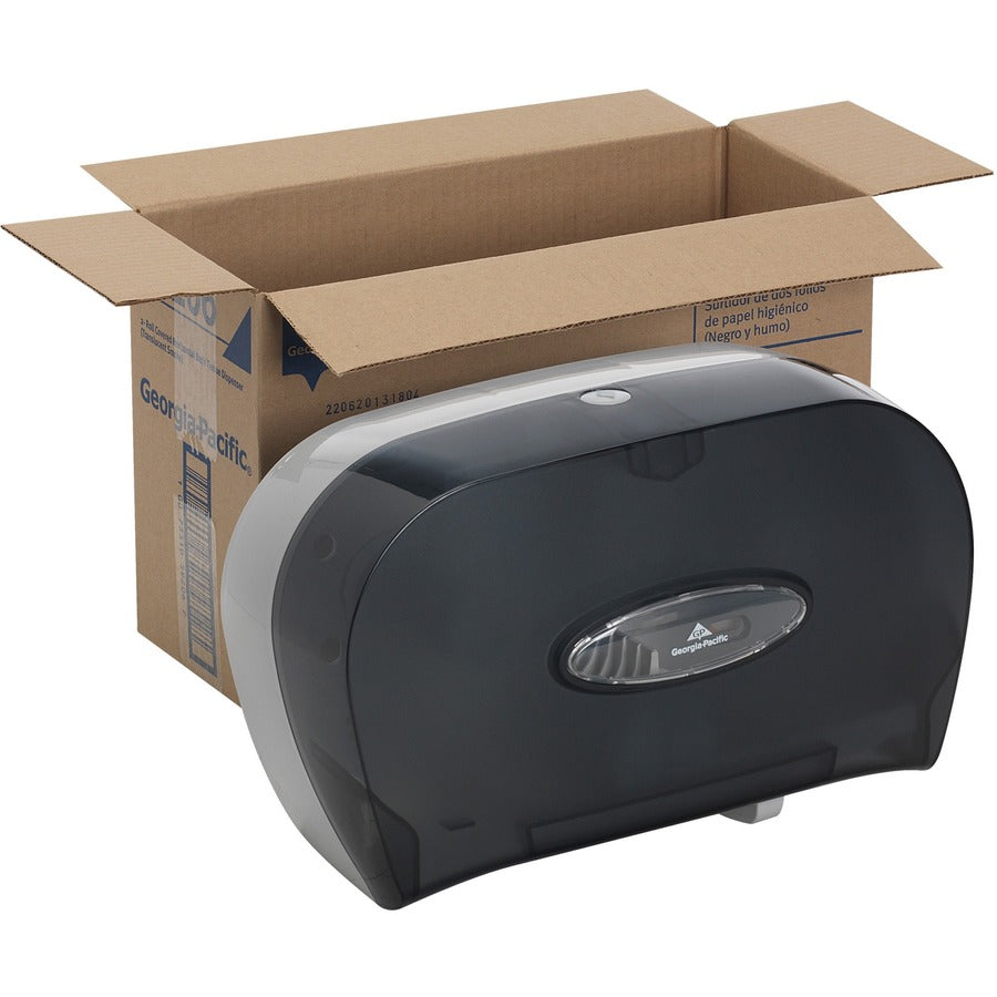 Georgia-Pacific 2-Roll Side-By-Side Standard Roll Toilet Paper Dispenser