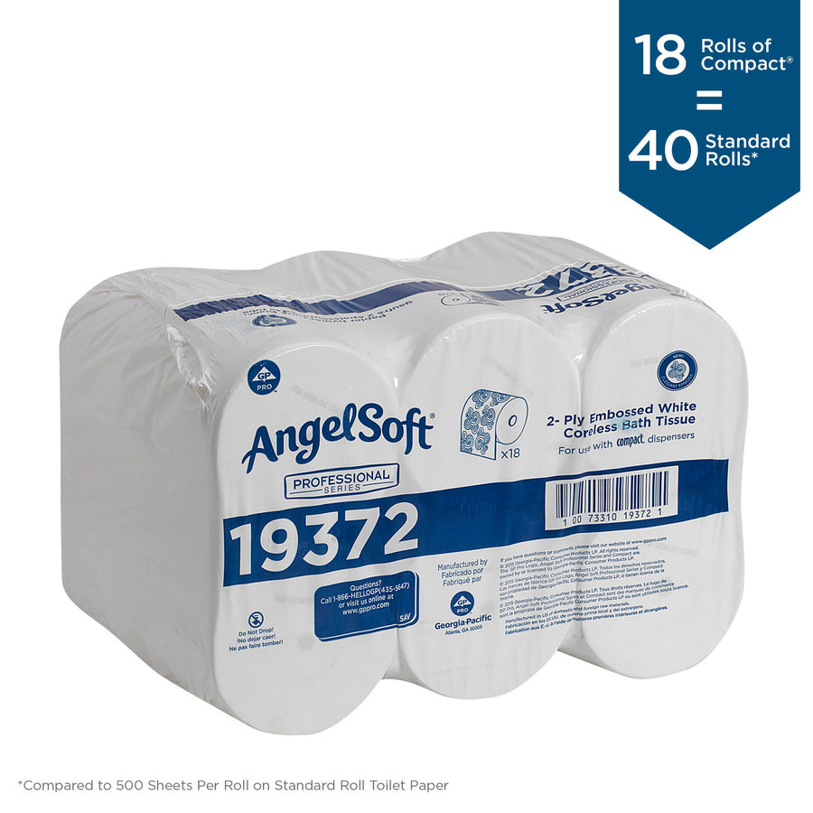 Angel Soft Professional Series Premium Embossed Coreless Toilet Paper