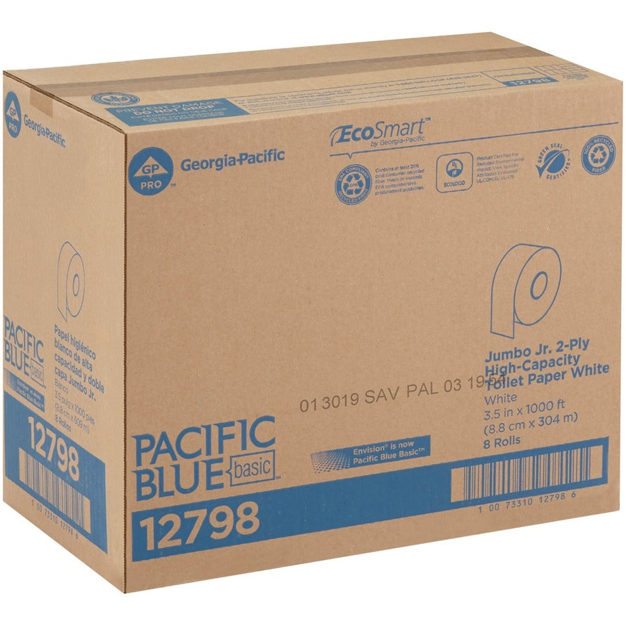 Pacific Blue Basic Jumbo Jr. High-Capacity Toilet Paper