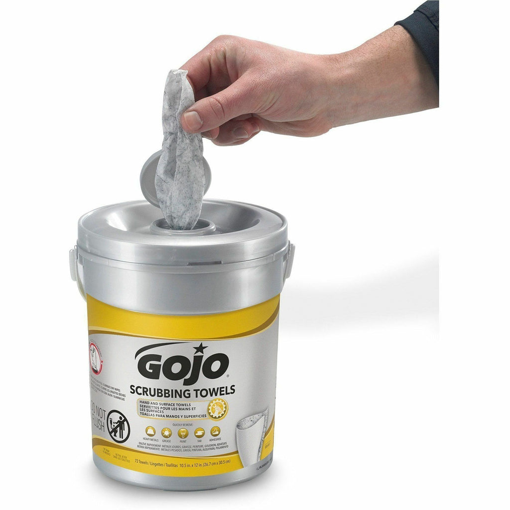 Gojo® Heavy Duty Scrubbing Hand Wipes
