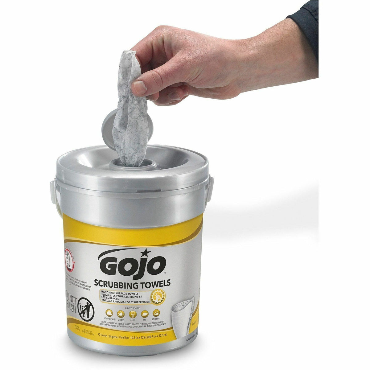 Gojo® Heavy Duty Scrubbing Hand Wipes
