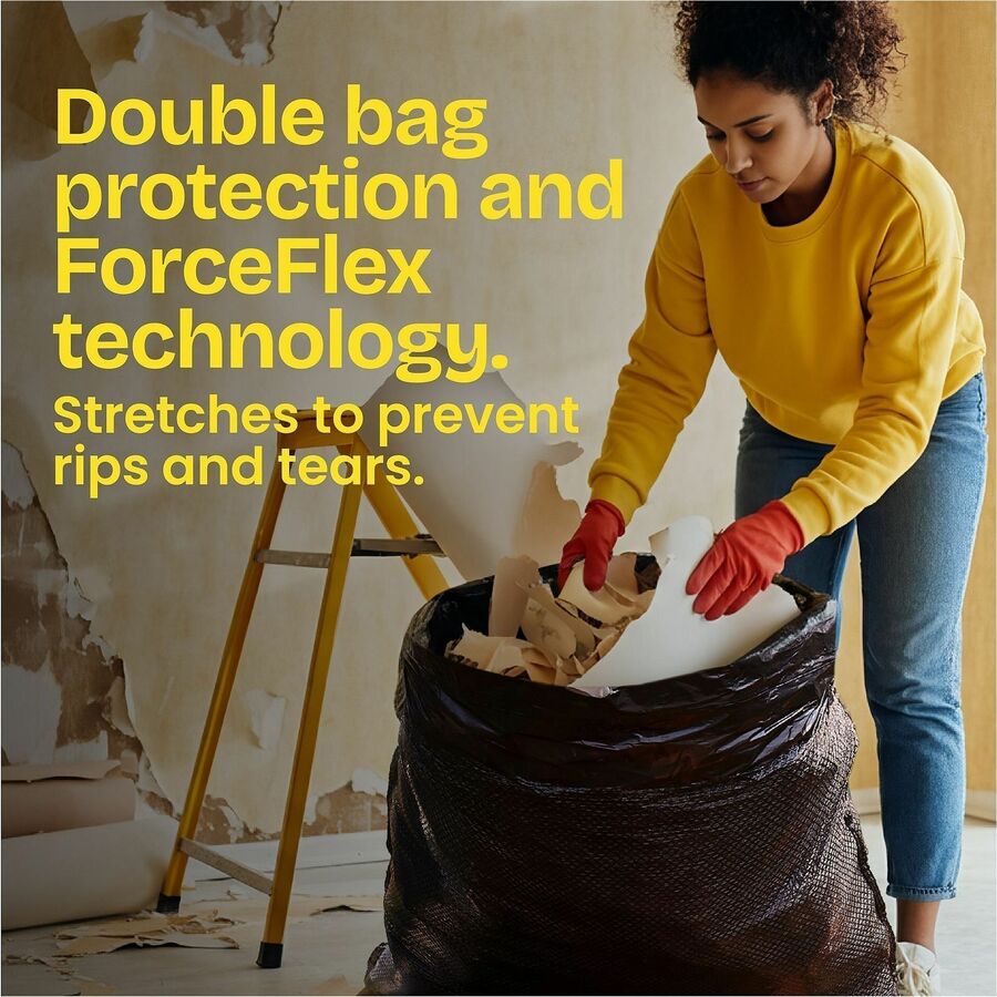 Glad ForceFlex Heavy-Duty Large Drawstring Trash Bags