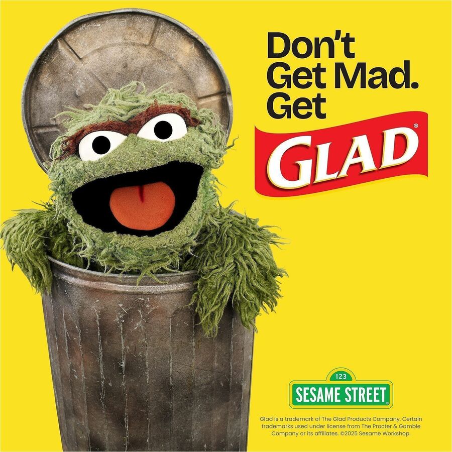 Glad ForceFlex Heavy-Duty Large Drawstring Trash Bags