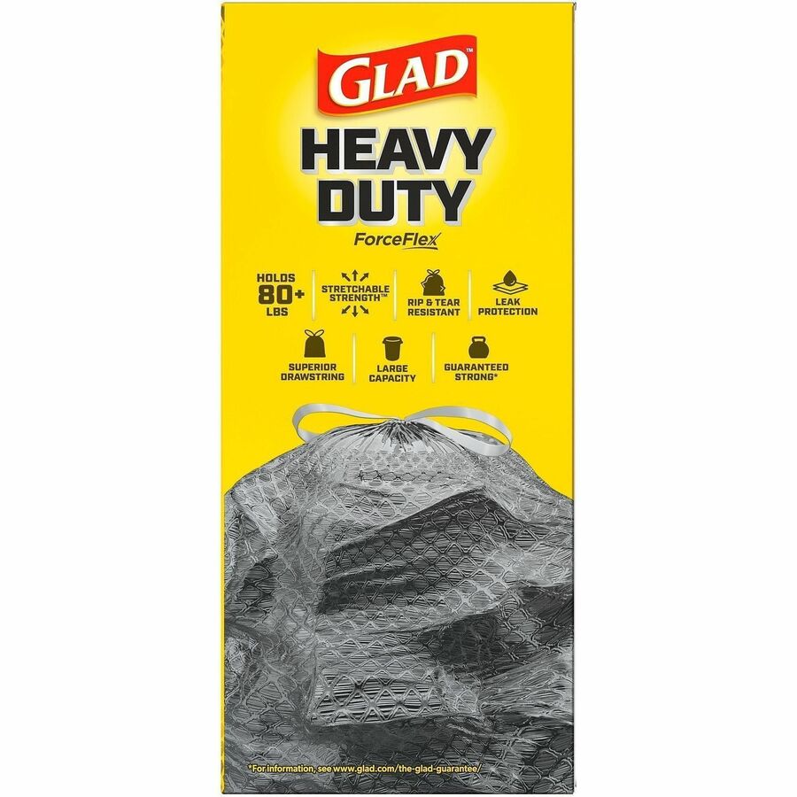 Glad ForceFlex Heavy-Duty Large Drawstring Trash Bags