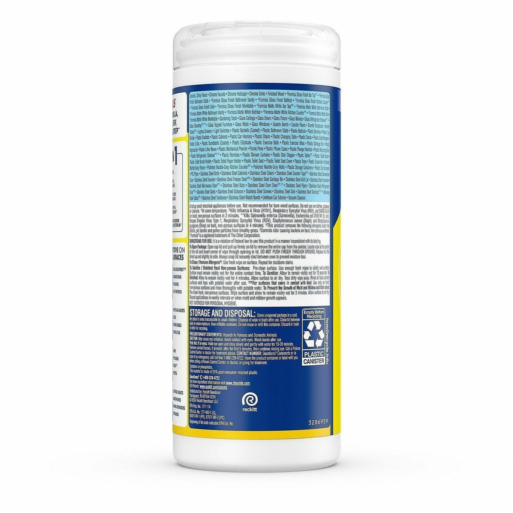 Lysol Lemon/Lime Disinfect Wipes