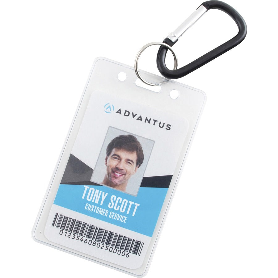 Advantus Split Key Ring Carabiner Key Ring