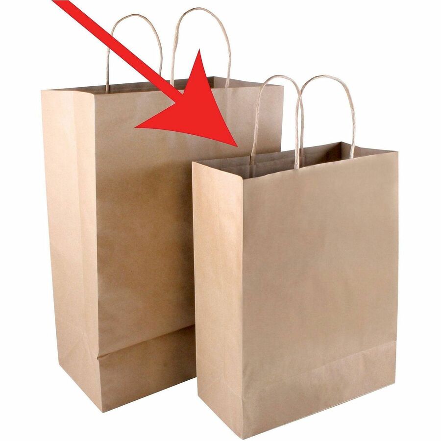 COSCO Premium Large Brown Paper Shopping Bags
