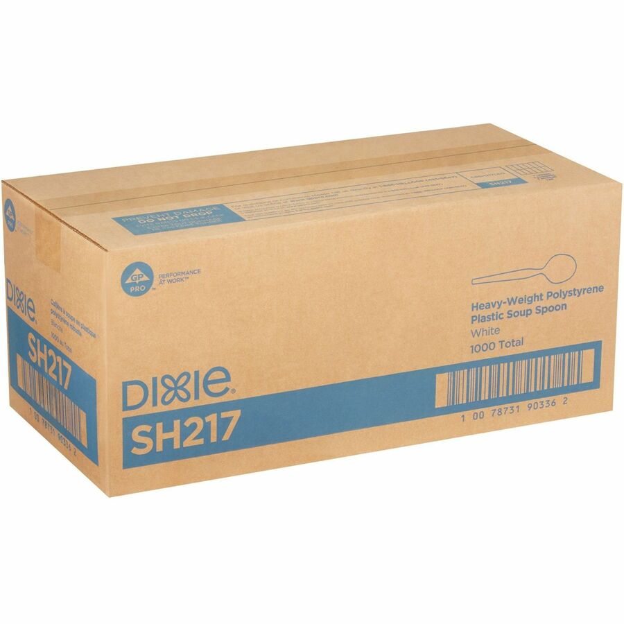 Dixie Heavyweight Disposable Soup Spoons by GP Pro