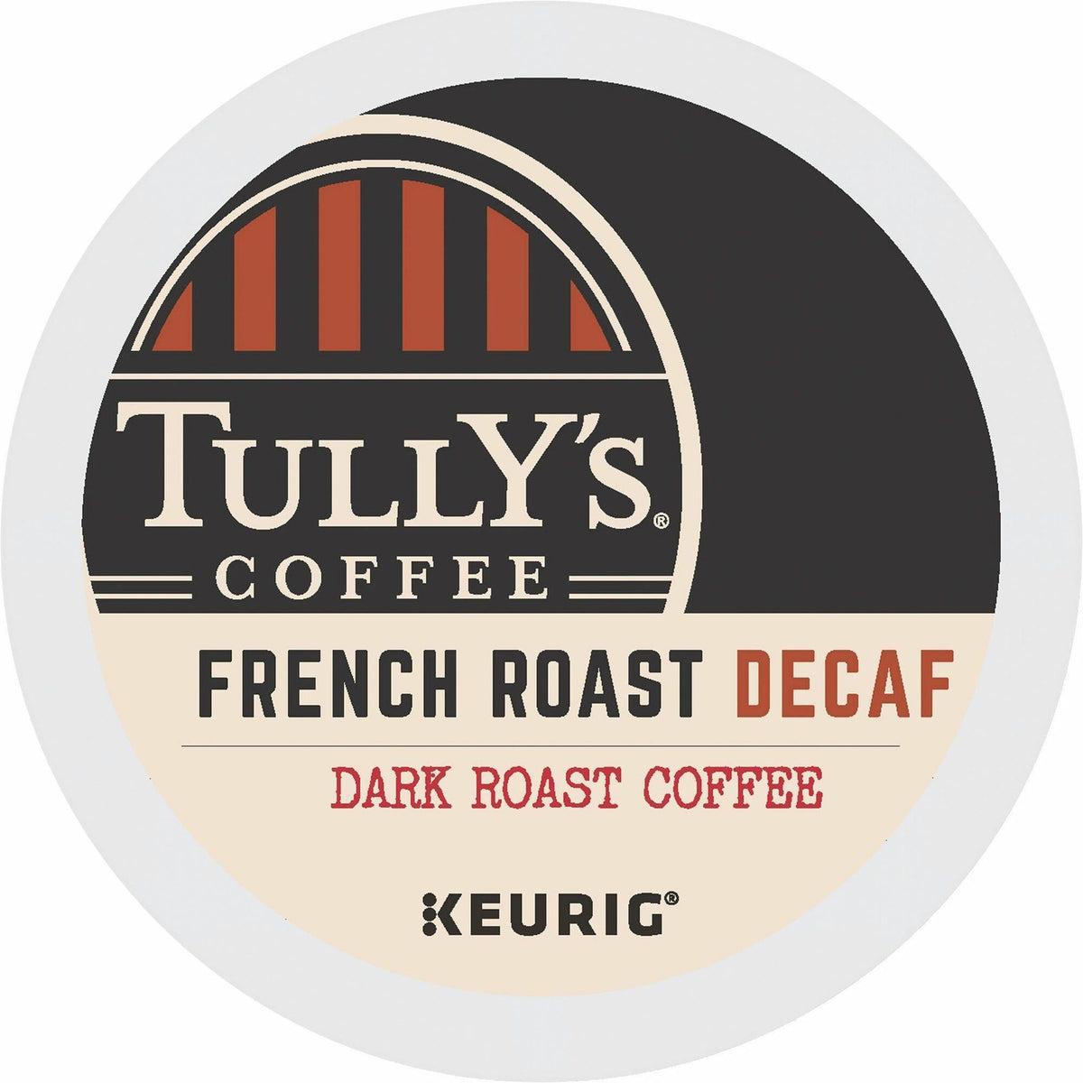 Tully's® Coffee K-Cup French Roast Decaf Coffee