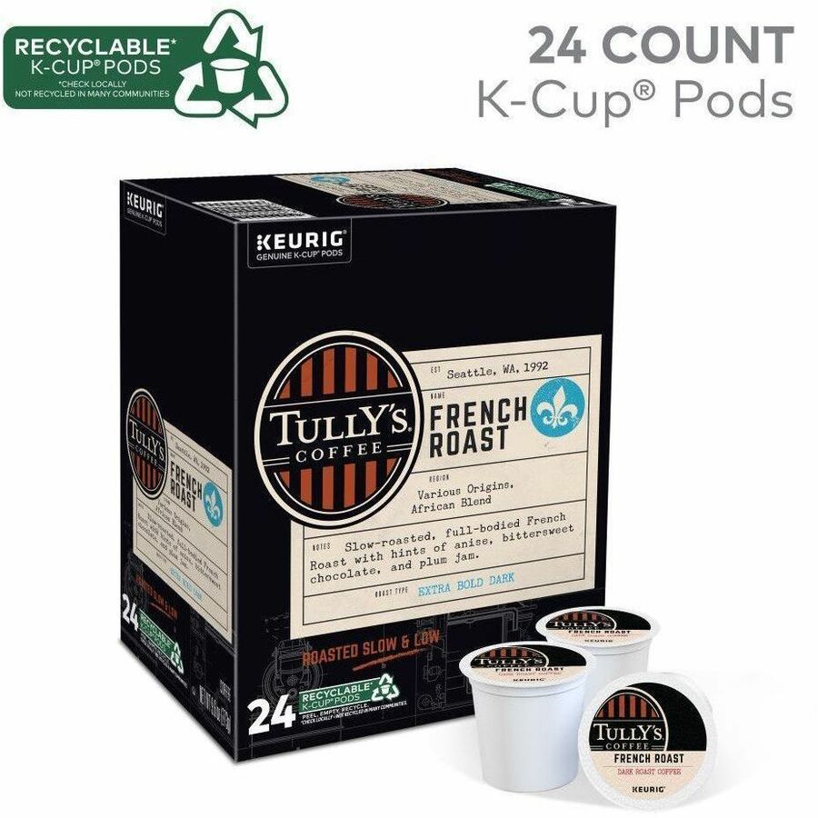 Tully's K-Cup, Pod French Roast Coffee