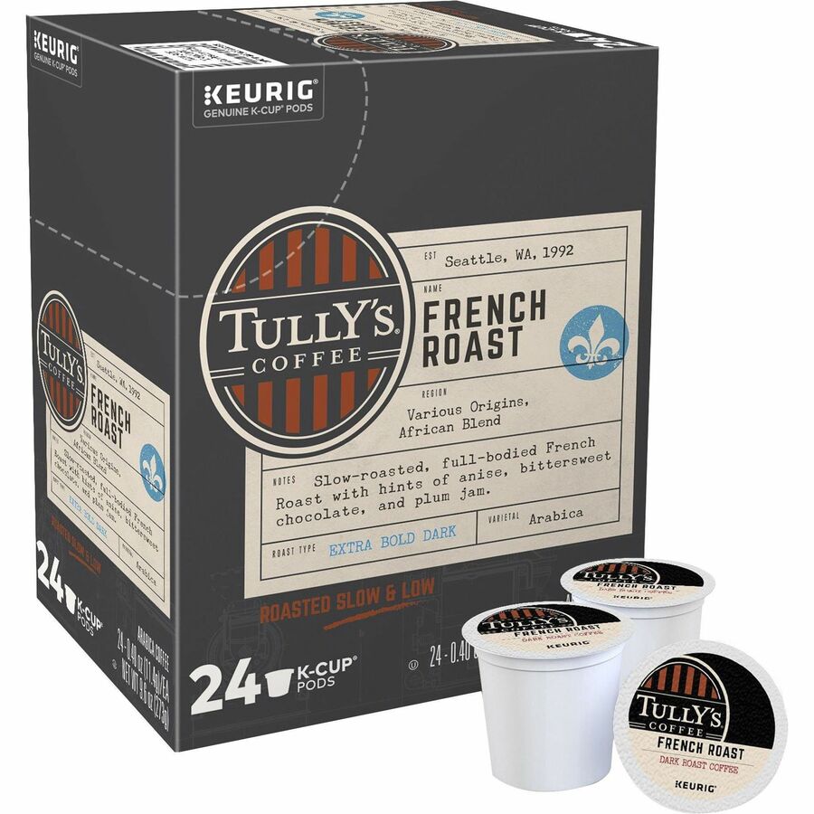 Tully's K-Cup, Pod French Roast Coffee