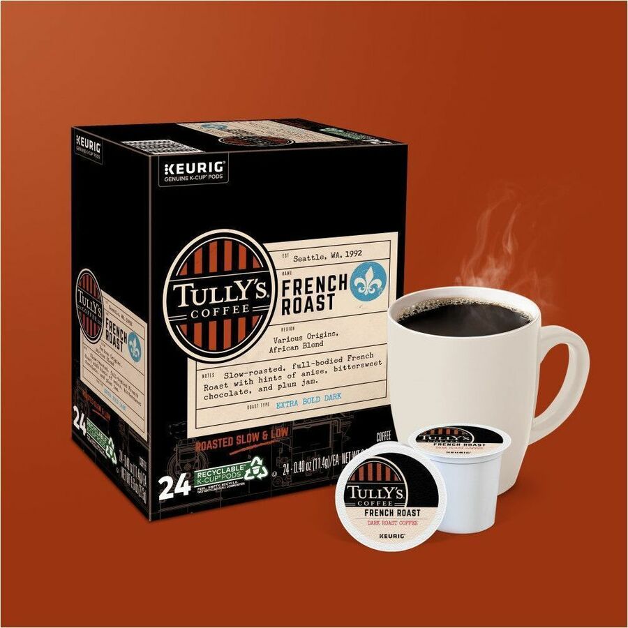 Tully's K-Cup, Pod French Roast Coffee