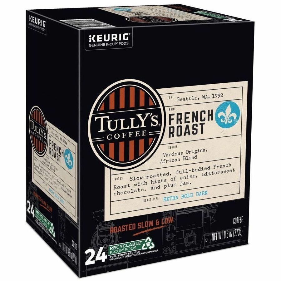 Tully's K-Cup, Pod French Roast Coffee