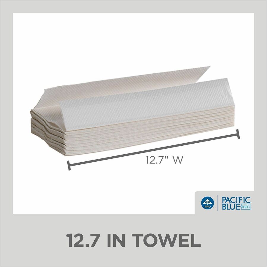 Pacific Blue Basic C-Fold Recycled Paper Towel