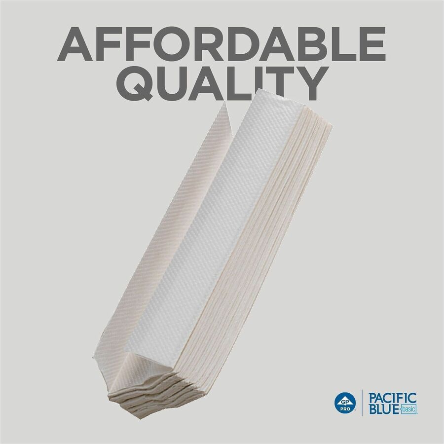 Pacific Blue Basic C-Fold Recycled Paper Towel