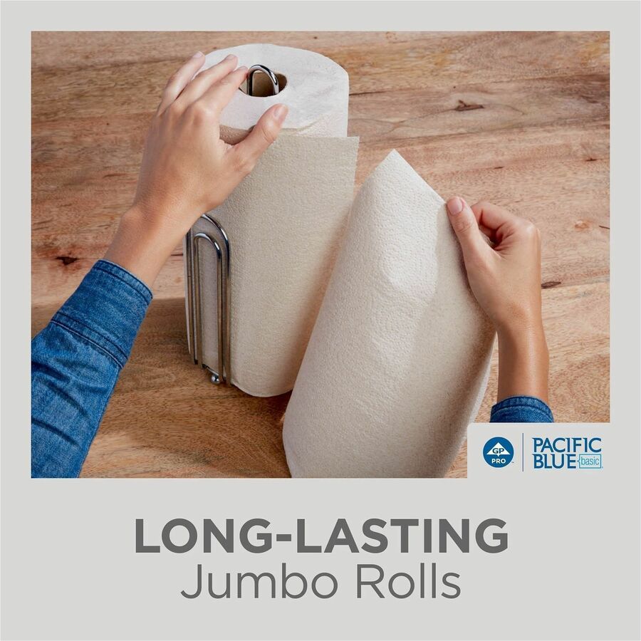 Pacific Blue Basic Recycled Perforated Paper Roll Towel