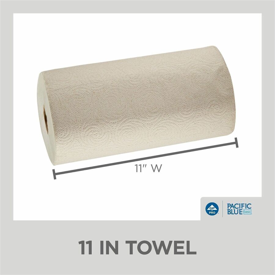 Pacific Blue Basic Recycled Perforated Paper Roll Towel
