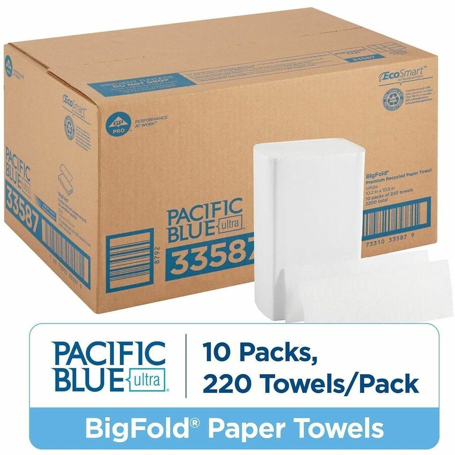 Pacific Blue Ultra Bigfold Premium Recycled Paper Towels