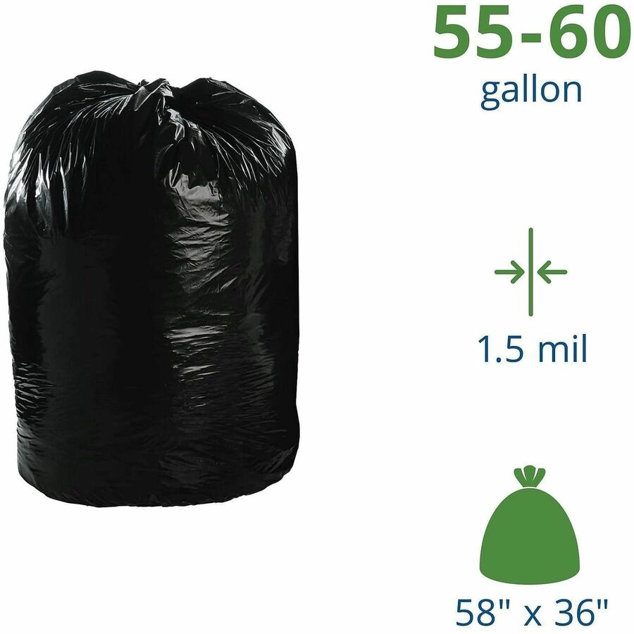 Stout Recycled Content Trash Bags