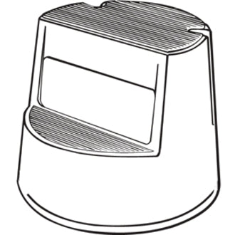 Rubbermaid Commercial Mobile Two-Step Stepstool