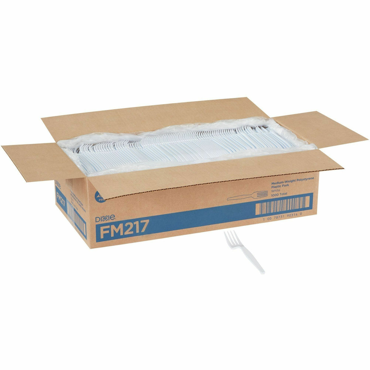 Dixie Medium-weight Disposable Forks Grab-N-Go by GP Pro