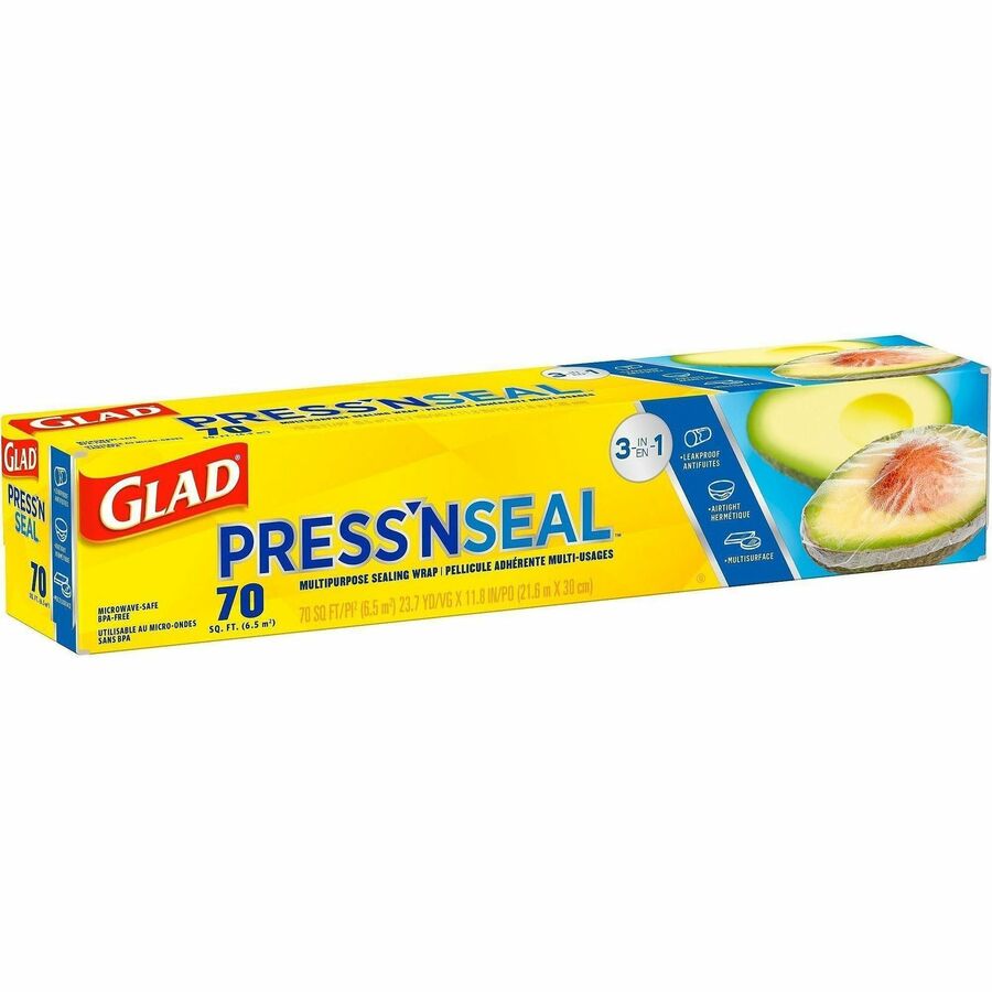 Glad 70 Square Foot Press'n Seal Food Plastic Wrap