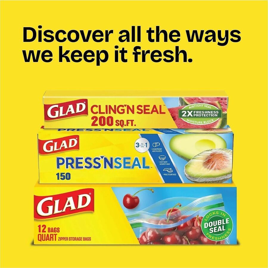 Glad 70 Square Foot Press'n Seal Food Plastic Wrap