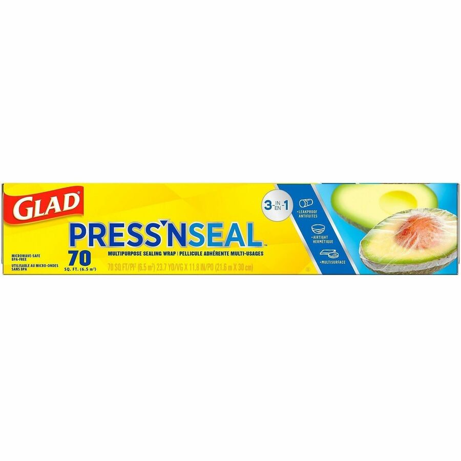 Glad 70 Square Foot Press'n Seal Food Plastic Wrap