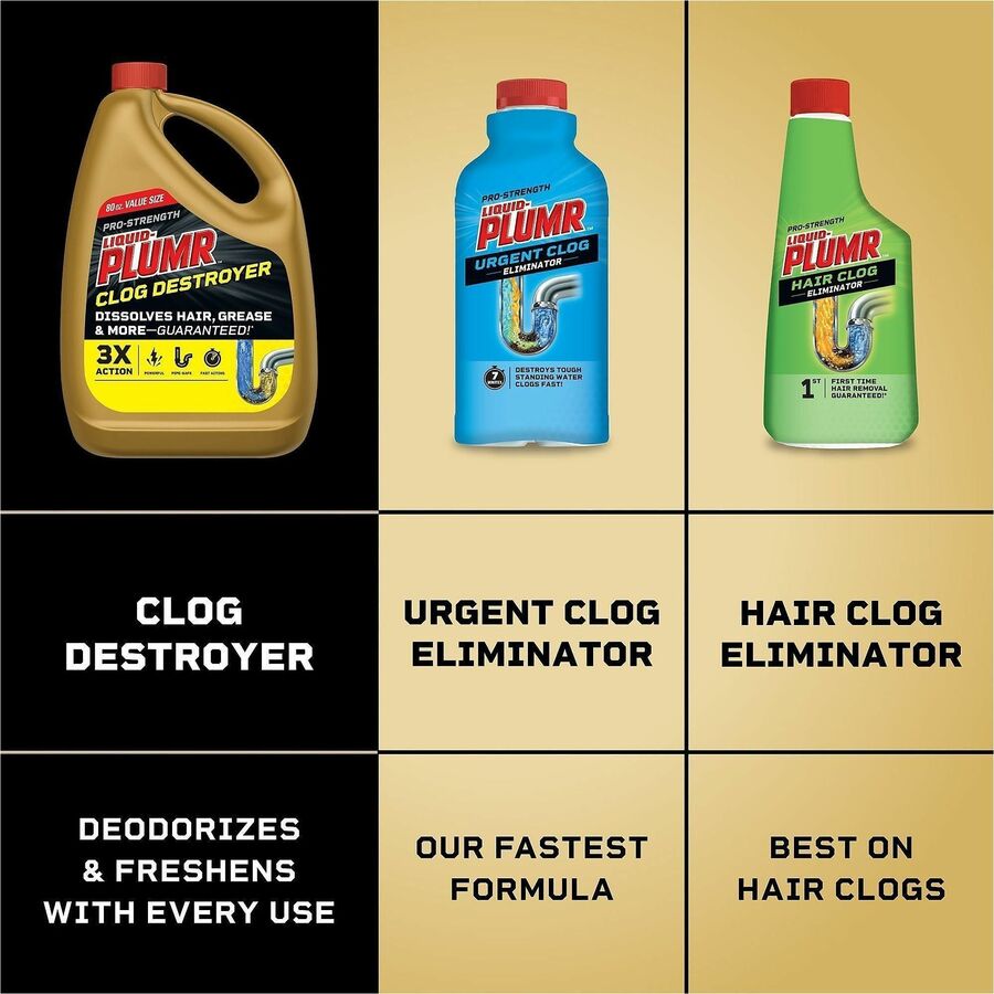 Liquid-Plumr Pro-Strength Clog Destroyer Gel