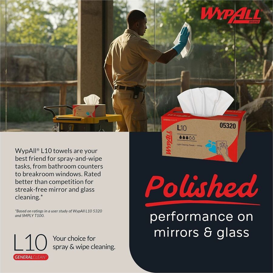 Wypall GeneralClean L10 Light Cleaning Towels