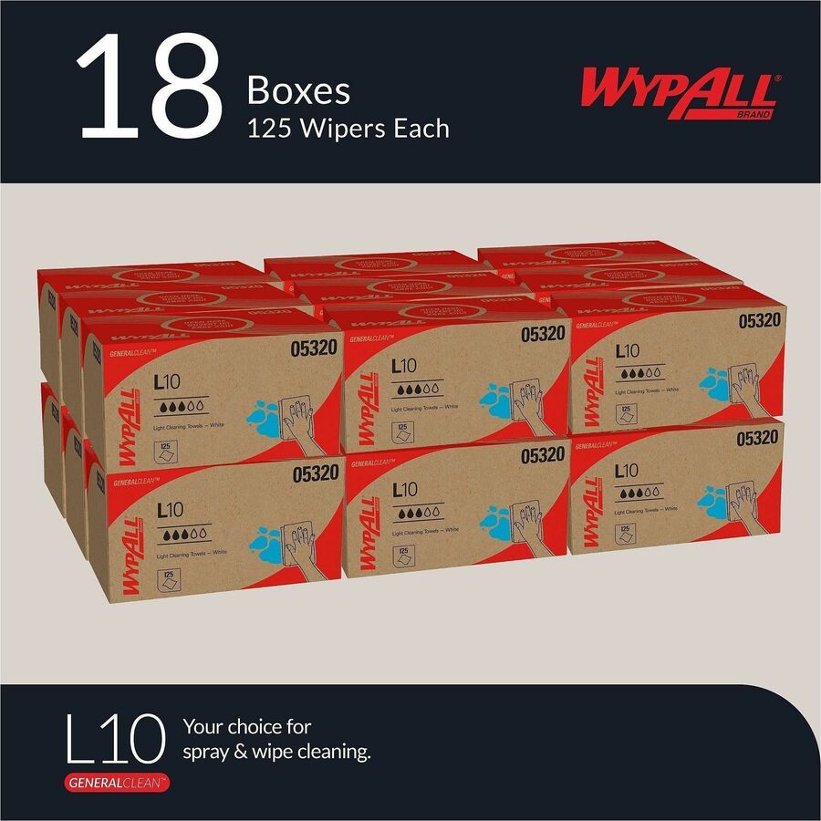 Wypall GeneralClean L10 Light Cleaning Towels