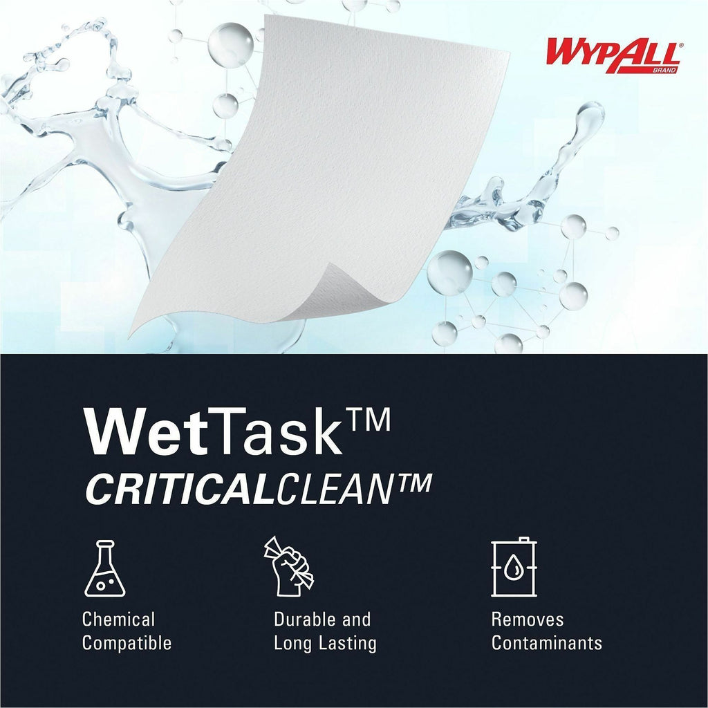 Wypall CriticalClean WetTask Wipers & Bucket