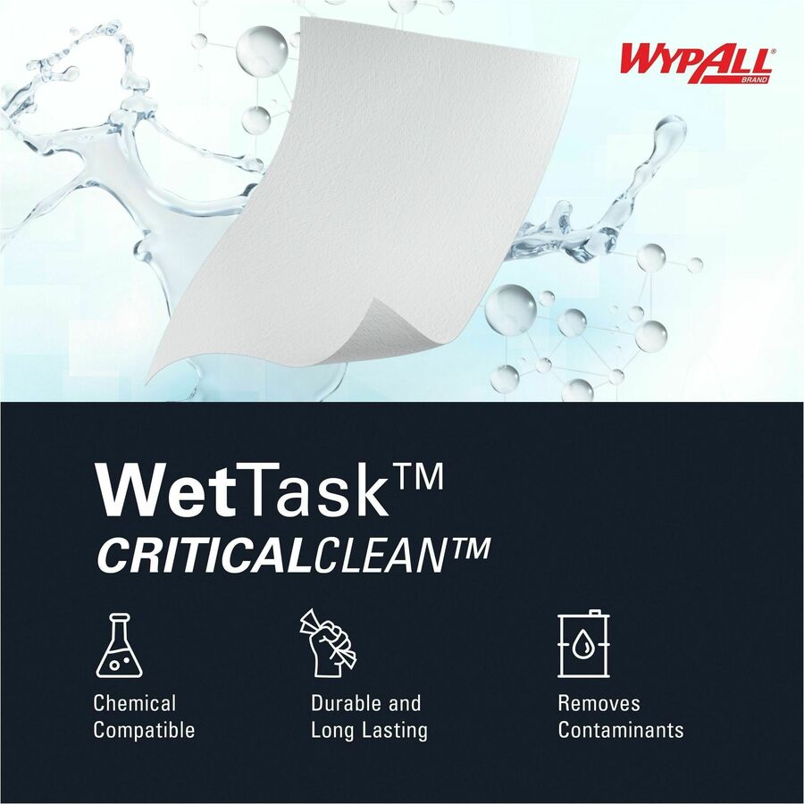 Wypall CriticalClean WetTask Wipers & Bucket